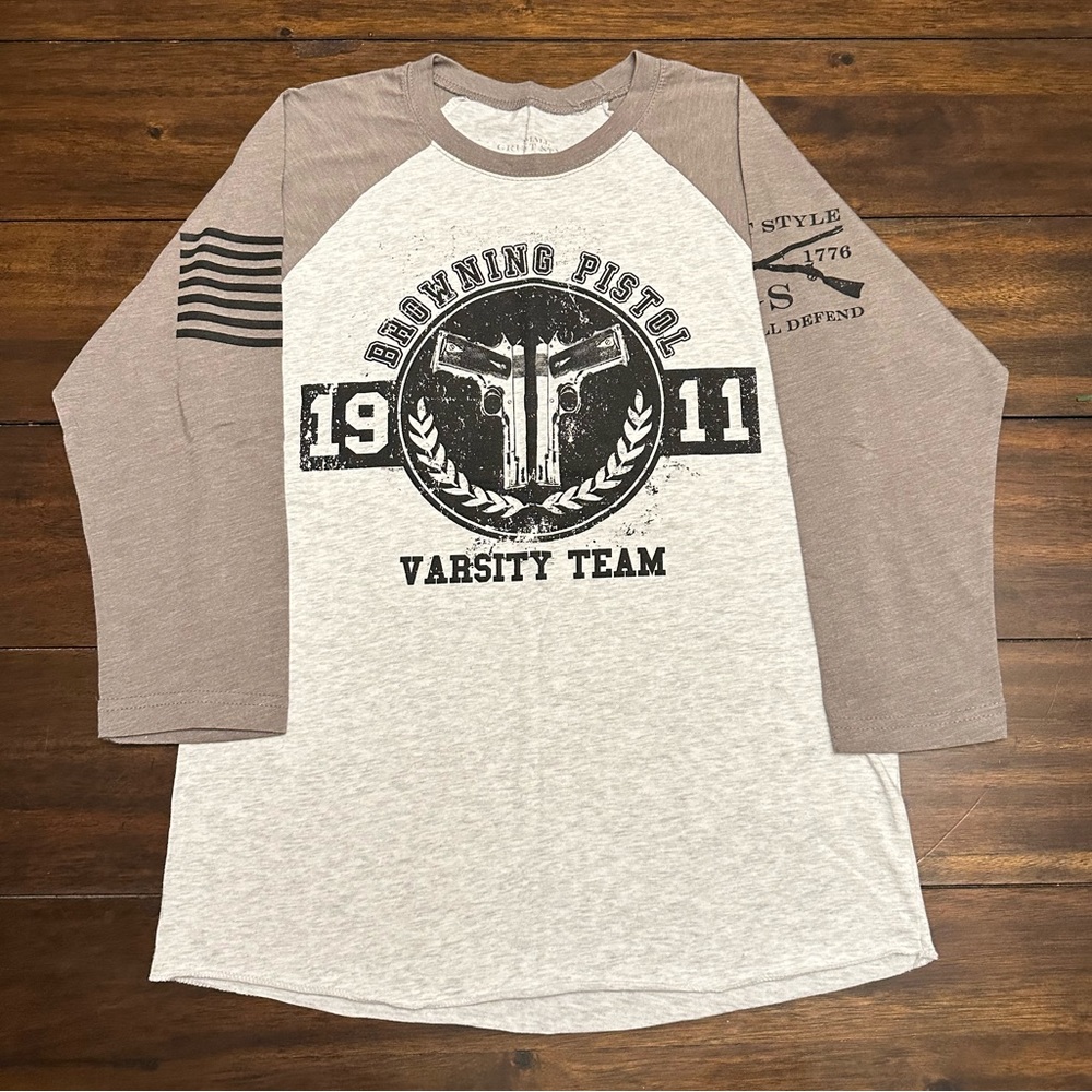 Grunt Style Raglan 1911 Varsity Team T-Shirt